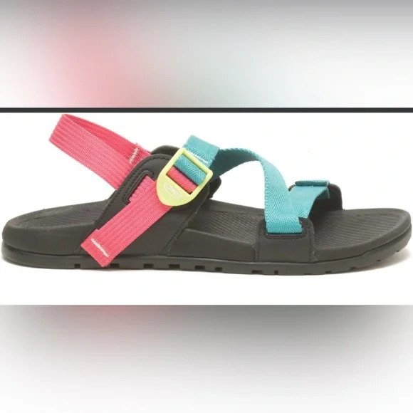 Chaco Lowdown Sandal Women Teal Rose - Picture 7 of 7